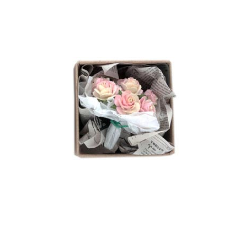 World's Smallest Package - Paper Flowers