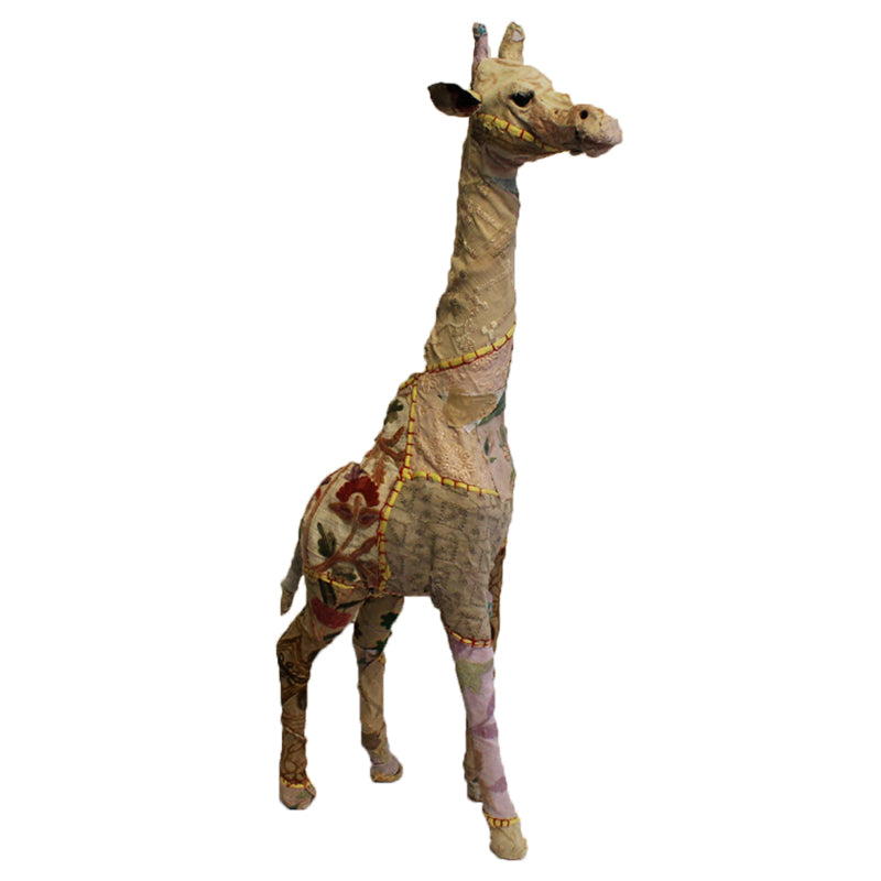 Giant Beige Sari Rascal Giraffe Figurine