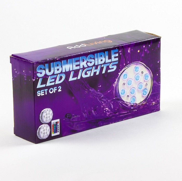 Submersible LED Flashing Lights (Set of 2)