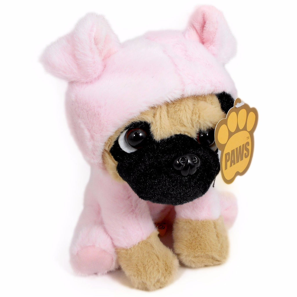 Pug Dog 8" Plush Toy in Costume