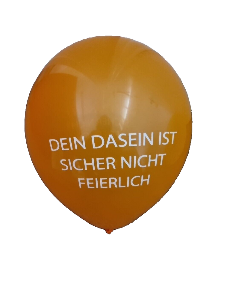 GERMAN Language Balloons for an Abusive Rude and Vulgar Birthday Party FUN JOKES