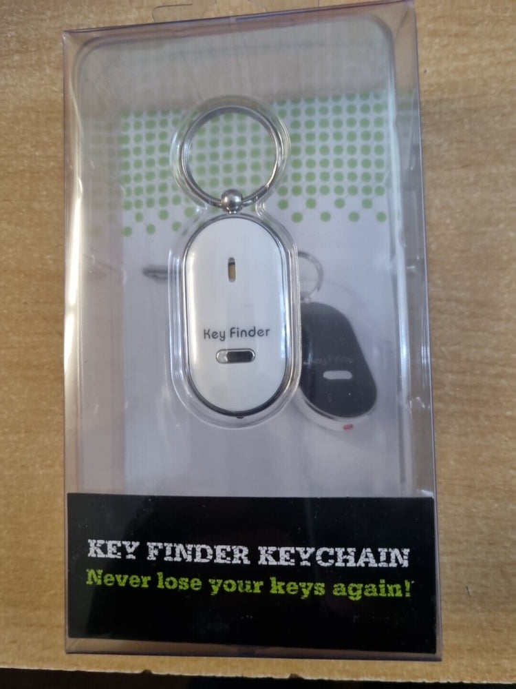KEY FINDER KEYCHAIN - Never Lose your Keys Again (WHITE)