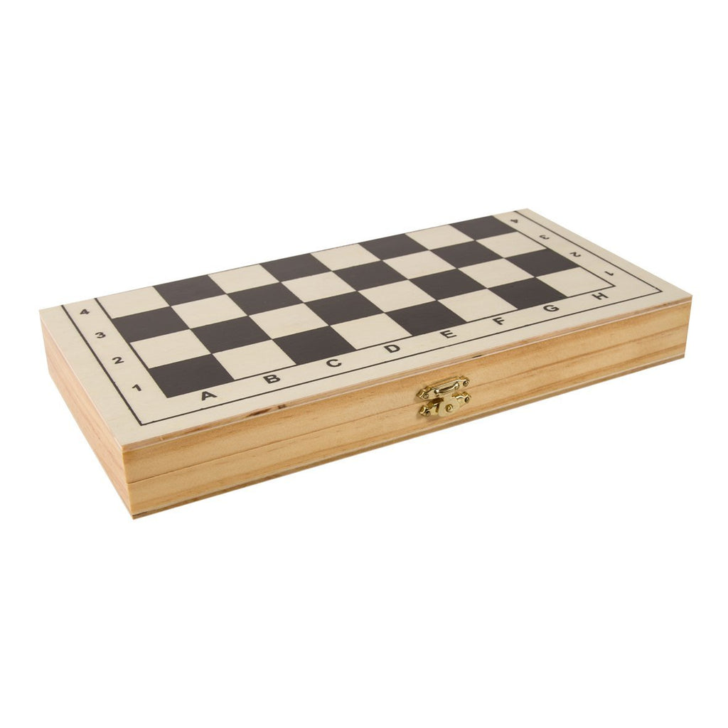 Deluxe 3 in 1 Wooden Games Set