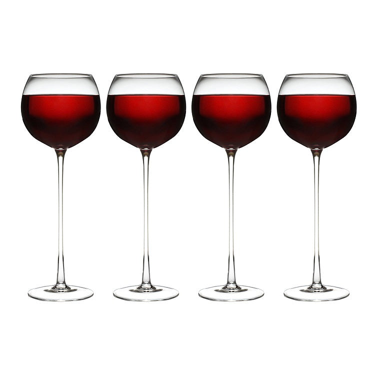 Set of 4 Long Stemmed Wine Glasses