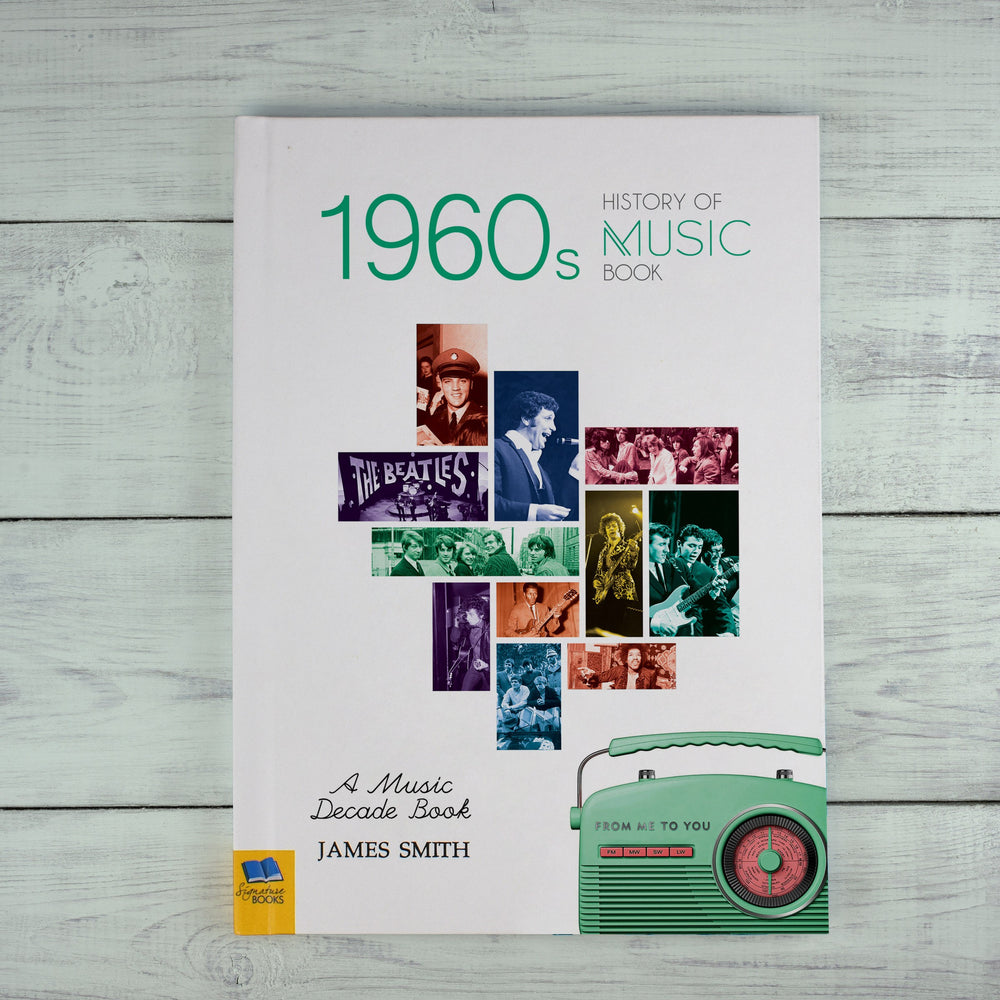Personalised 1960's History Of Music Book
