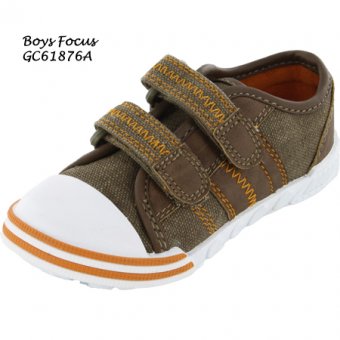 Boys Fantastic 'Detroit MI' Canvas Trainers - MJ4206 DMI