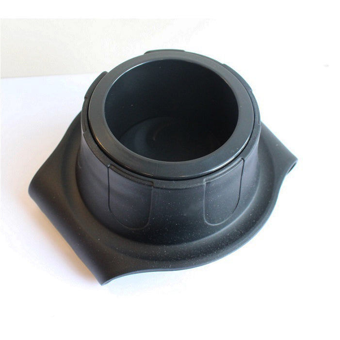 Silicone Sofa Arm Drink Holder - Jet Black - A Coaster For Your Couch