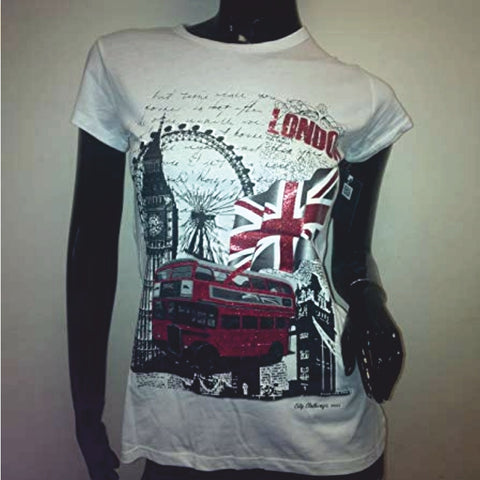 City Clothing Ladies UK Skinny Fit T-Shirt white