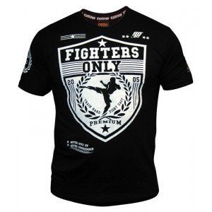 Fighters Only Men's 'Raise Your Guard' T-Shirt - Black/White