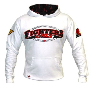 Fighters Only Men's MMA Hoodie UK White