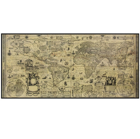 Authentic Models World Map Wooden Wall Art