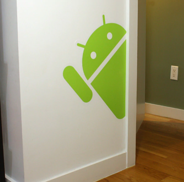 Giant Hidden Google Android Wall Sticker