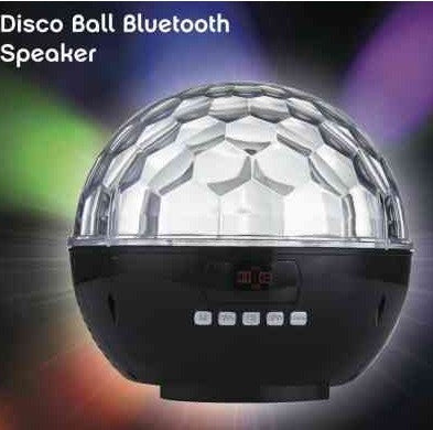 bluetooth disco ball speaker