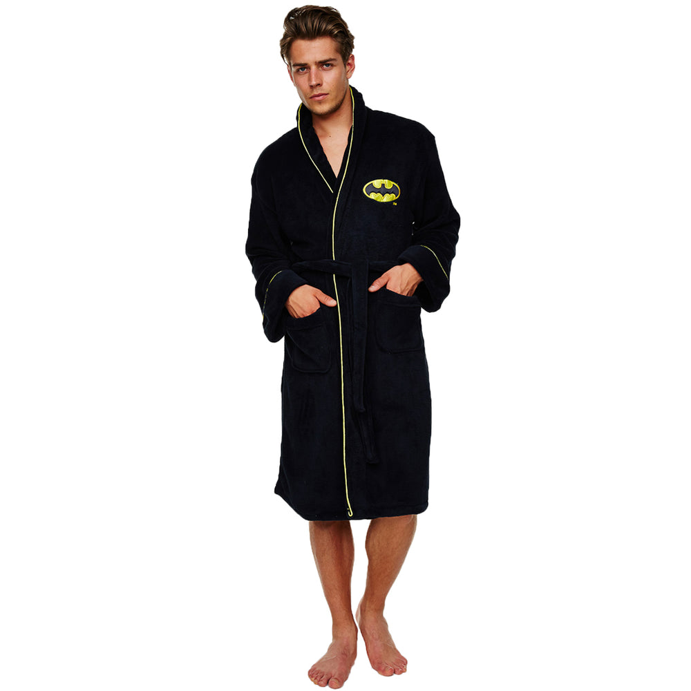 DC Comics Batman Men's Bathrobe Dressing Gown