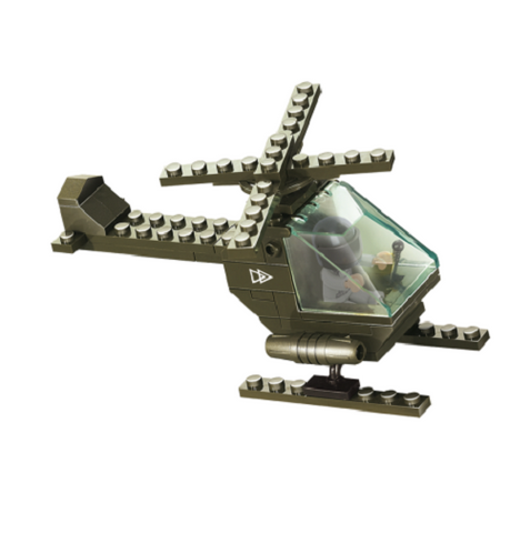 Sluban - Army - Battle Copter Building Bricks Set