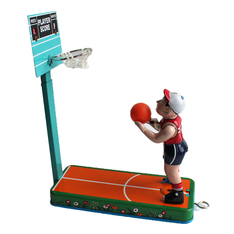 Retro Desk Mechanical Basketball Player