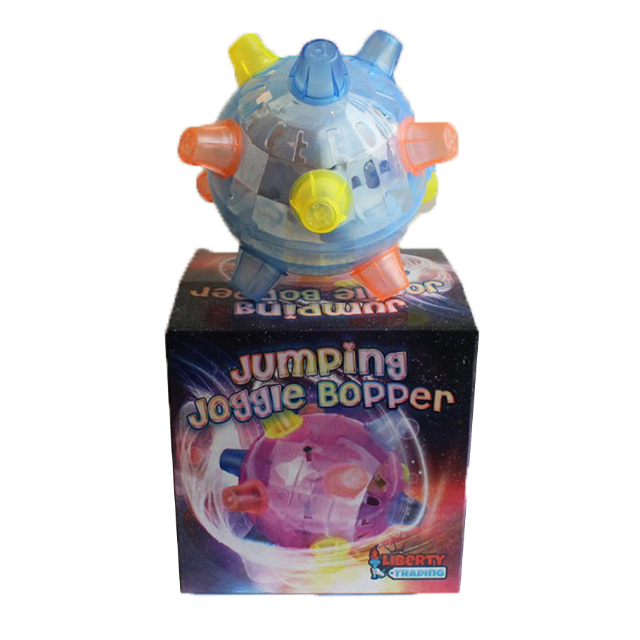 Jumping Joggle Bopper Flashing Blue with box