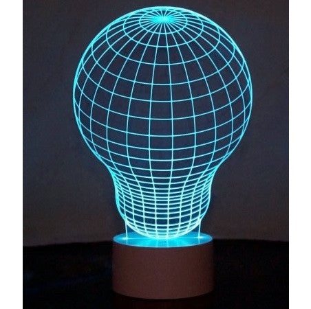 Optical Illusion 3D Bulb Lamp