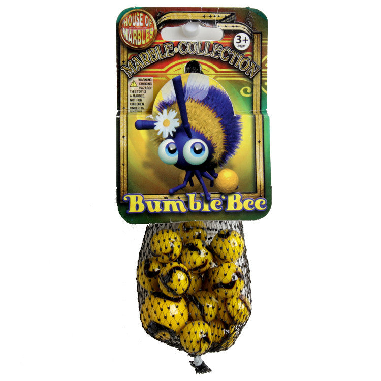 House of Marbles Bumble Bee Net Bag of Marbles
