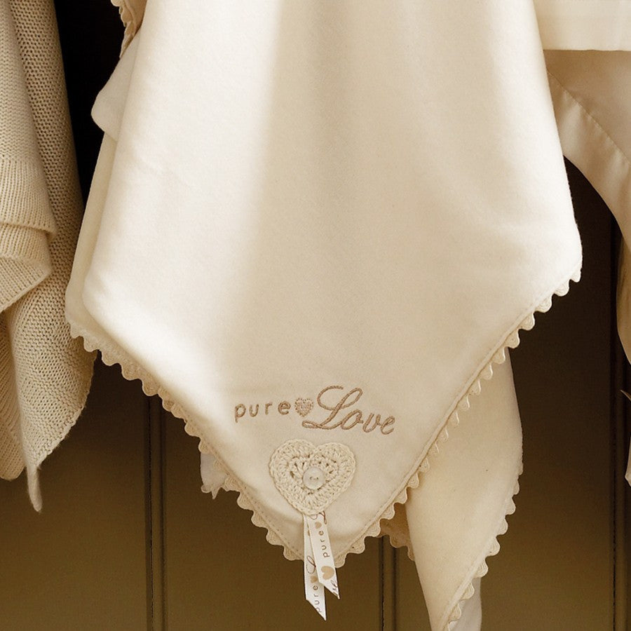 Natures Purest 'Pure Love' Velour Blanket