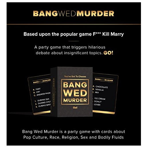 Bang, Wed, Murder - Adult Party Game