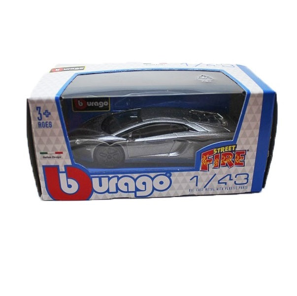 Bburago Street Fire 1:43 Scale Lamborghini Die-cast Metal Car