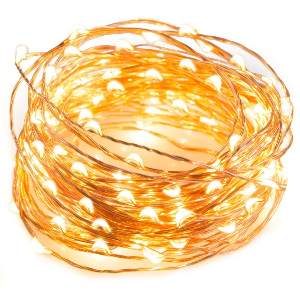 Copper LED String Lights