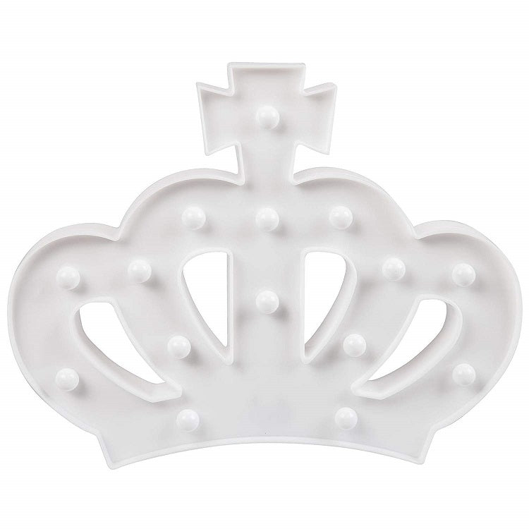 White LED Crown Marquee Light Box Off