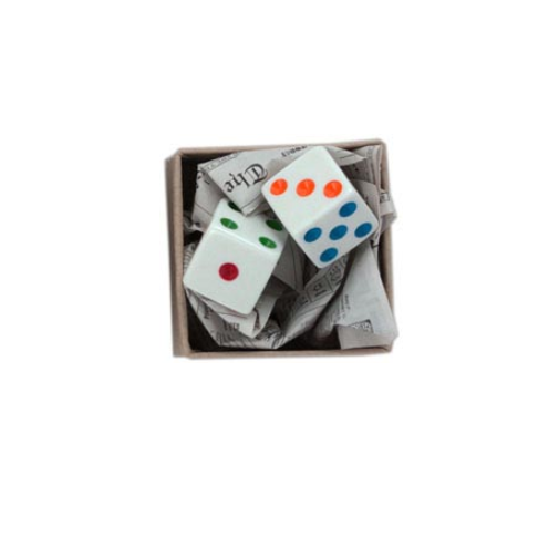World's Smallest Package - Pair of Dice