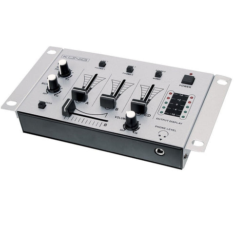 Konig 3 Channel DJ Mixer