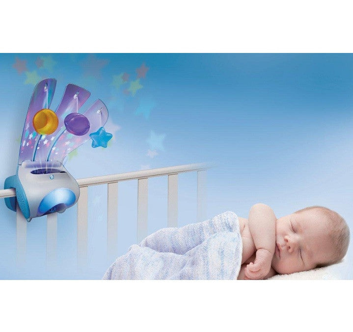 baby sleep aid mobile cot with sleeping baby