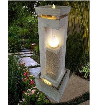 Eternal Light LED Cascading Water Fountain