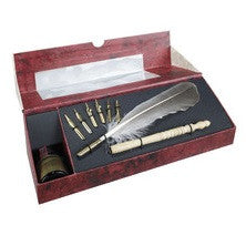 Authentic Models Feather Pen Set