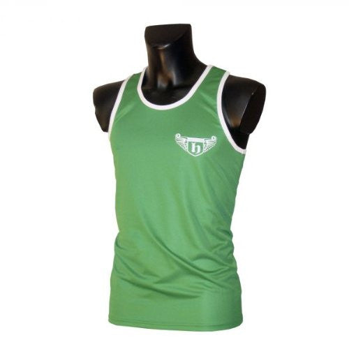 Hatton Boxing Polyeter Boxing Club Vest - Green/White