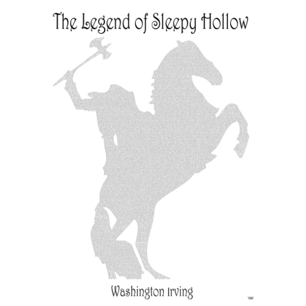 'The Legend Of Sleepy Hollow' Full Book Text Poster Print