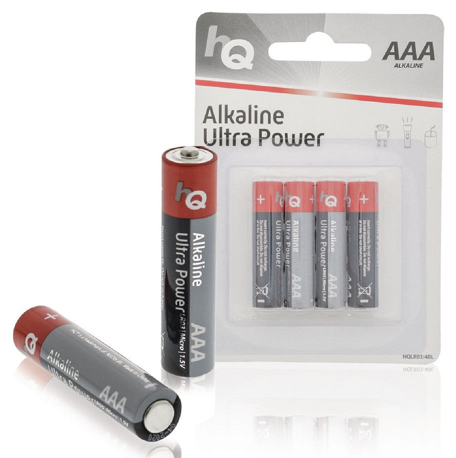 HQ AAA/LR03 1.5 V Alkaline Battery (4 Blister)