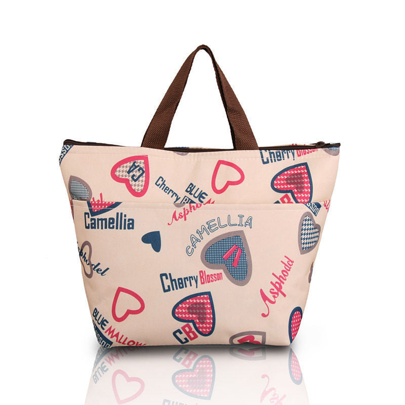 Love Hearts Lunch Bag Tote