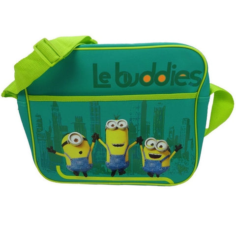 'Le Buddies' Green Minions Messenger Shoulder Bag