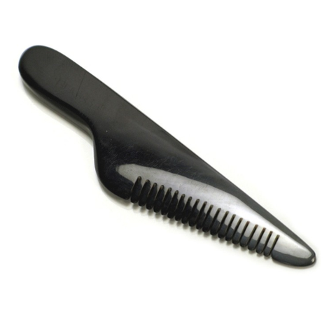 Abbeyhorn Half Tree Shape Moustache Comb
