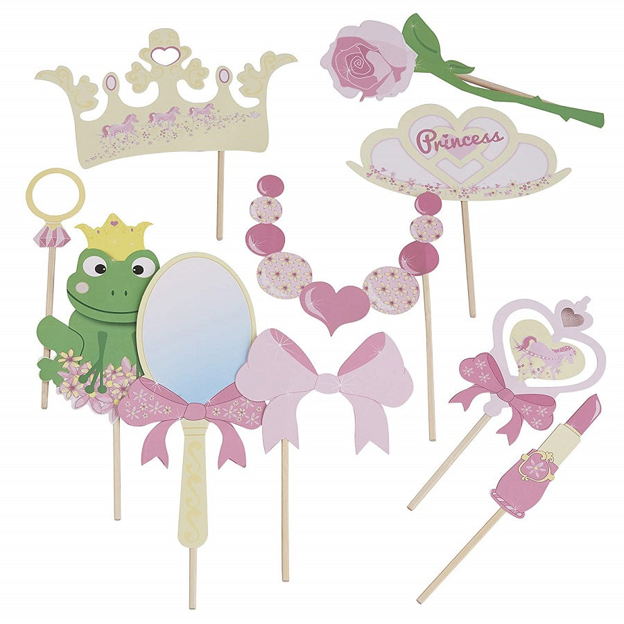 Princess Party Photo Booth Props by Ginger Ray Full Set
