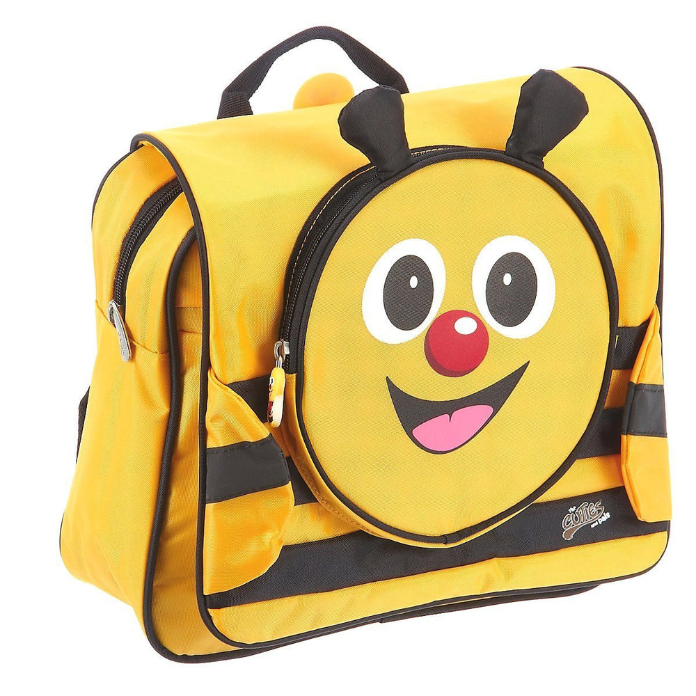 Cazbi Bee ~ Cutie & Pals ~ Soft School Backpack ~ Yellow & Black