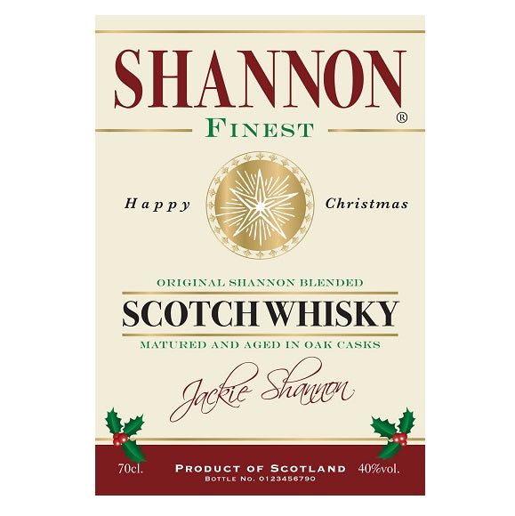 Personalised Gifts Labels for Blended Whisky (Pack of 2)
