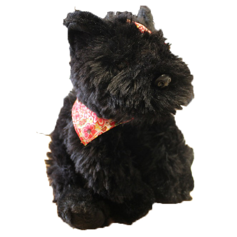 Black Scottie Dog Plush Toy