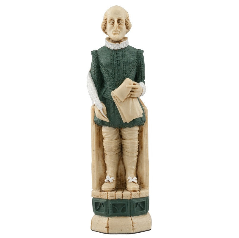 Studio Anne Carlton 'Shakespeare & The Globe' Hand Painted Chess Pieces (Playing Pieces Only)