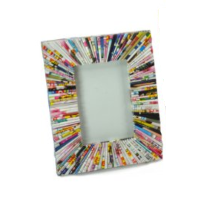 Multicolour Paper Photo Frame 3.5" x 5.5"