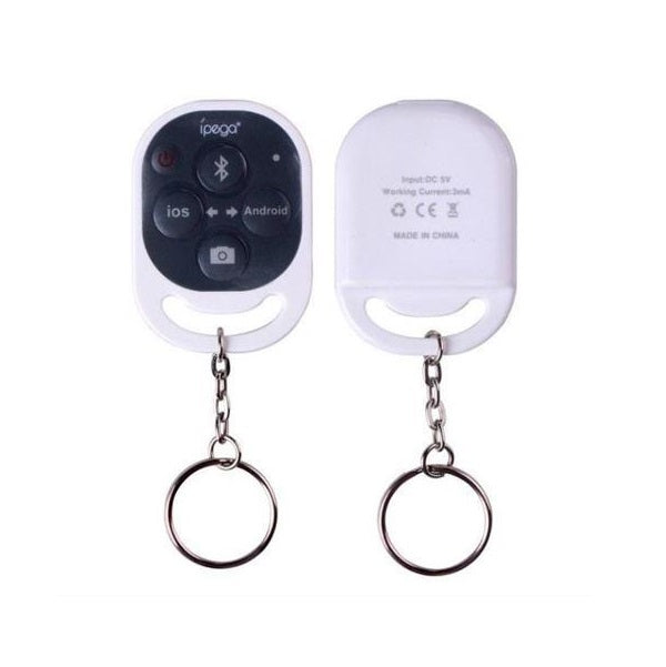 Ipega Remote Control Self Timer White Front & Back