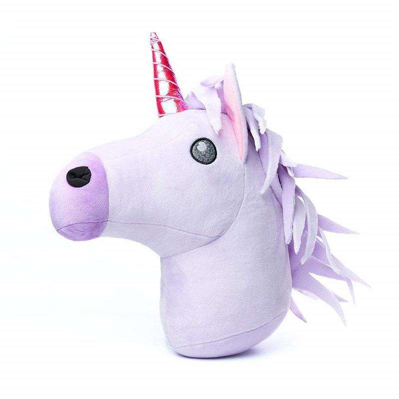 Unicorn Head Emoji Cushion by Love Bomb Cushions Liberty Trading