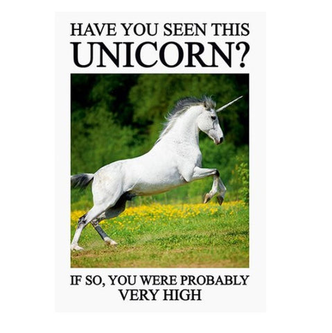 Unicorn Funny Birthday Greeting Card
