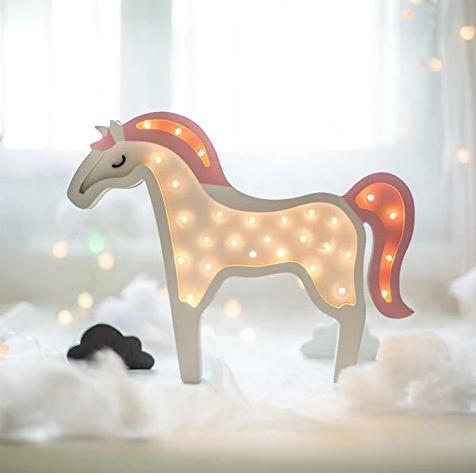 Wooden Unicorn LED Night Light For Children