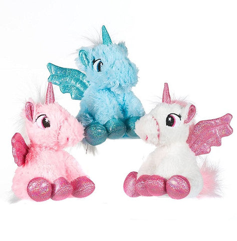 Unicorn 6.5" Plush Soft Toy